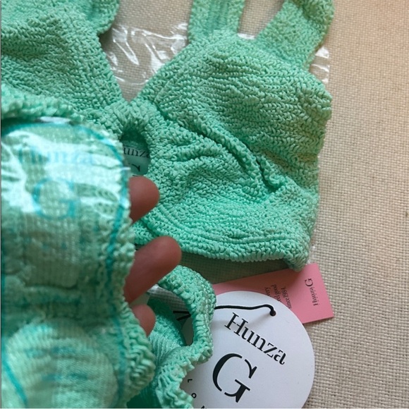 NWT 🧚🏽 Julia bikini in metallic mint - Picture 4 of 9